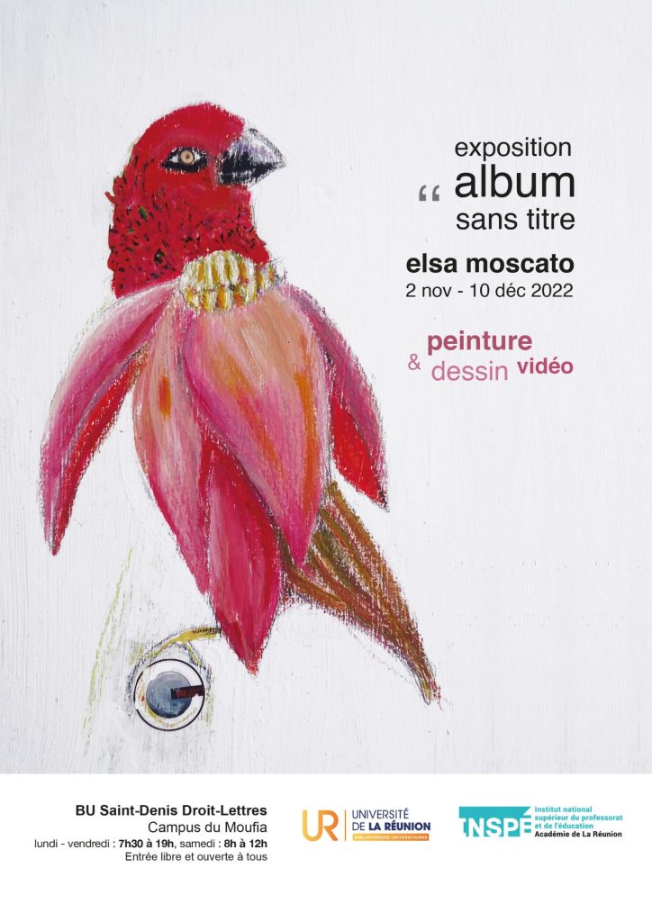Affiche de l'exposition d'Elsa Moscato 