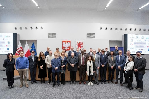 Participants à la conférence EURESTRA en février 2022 à l'Université de Szczecin