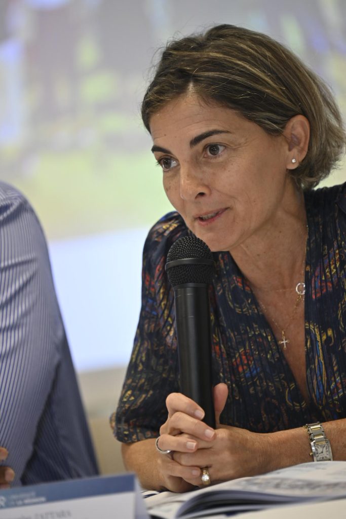 Photo de la Vice Présidente des Relations Internationales à l'Université de La Réunion, Anne-Françoise ZATTARA