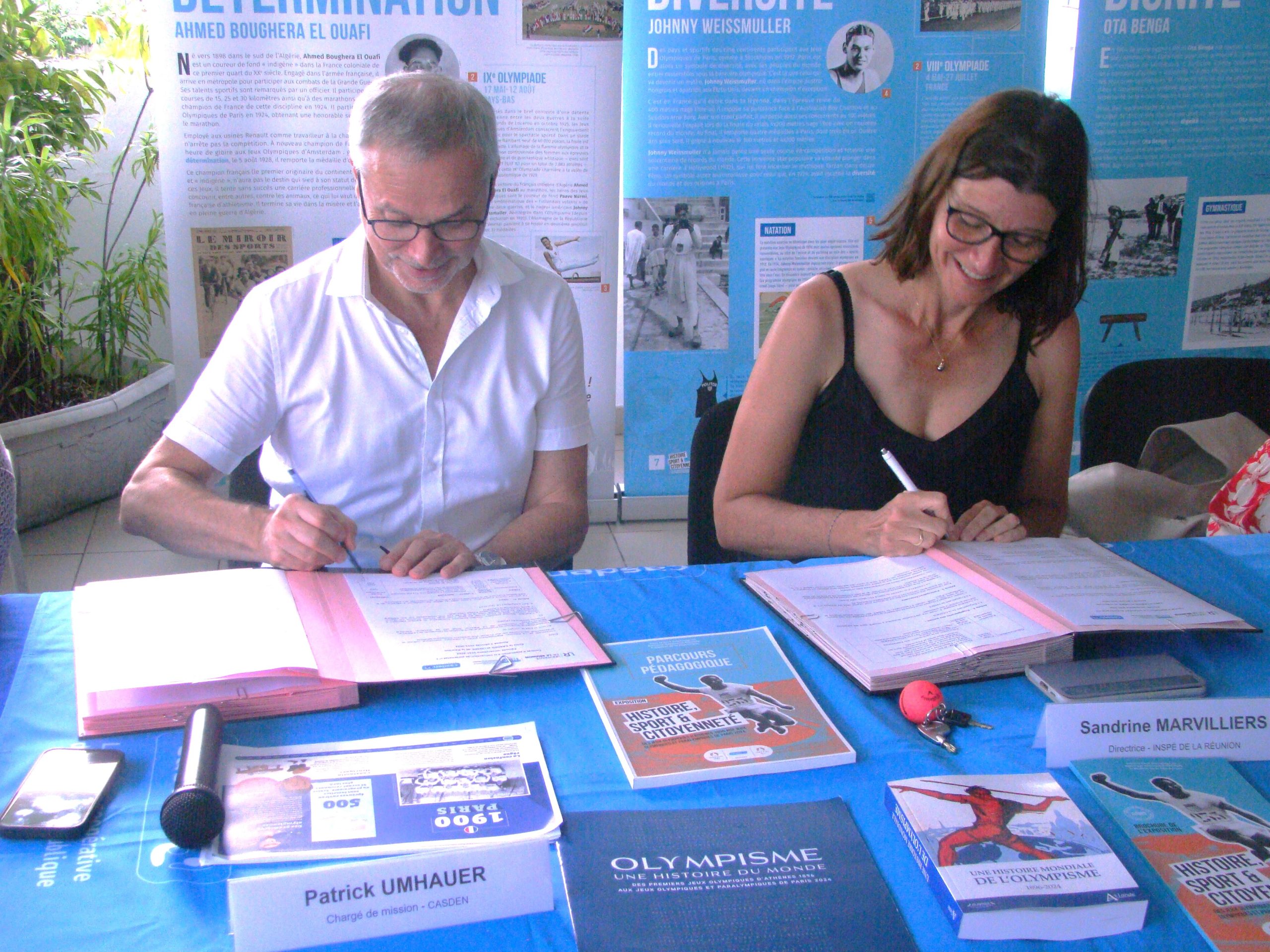 L’INSPE de La Réunion et la CASDEN partenaires pour l’exposition « Histoire, Sport & citoyenneté »